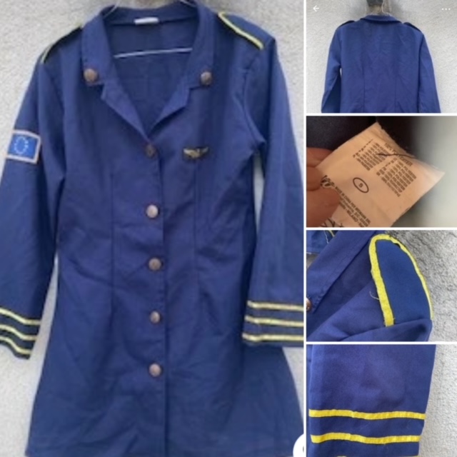 Costume Hôtesse de l'air
Bleu